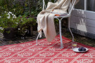 Outdoorový koberec Laura Ashley porchester poppy red 480200