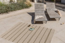 Outdoorový koberec B&C Zone Stitch olive 49507