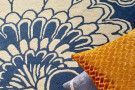 Vlněný kusový koberec Japanese Floral Oyster 39701
