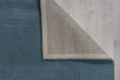 Kusový ručně tkaný koberec Tuscany Textured Wool Border Blue