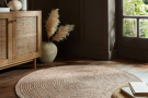 Kusový koberec Capri Jute Natural kruh