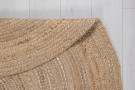 Kusový koberec Capri Jute Natural kruh