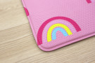 Dětský pěnový koberec Pink rainbows – na ven i na doma