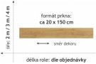 Metrážové PVC TEX-COM 350 - 2711