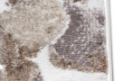 Kusový koberec Shine 105922 Floral White Grey Brown