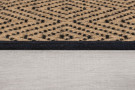 Běhoun Geometric Jute Black
