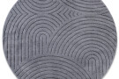 Kusový koberec New York 106206 Antracite kruh