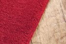 Ručně všívaný kusový koberec Asra wool červená