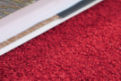 Ručně všívaný kusový koberec Asra wool červená