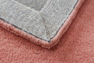 Ručně všívaný kusový koberec Asra wool starorůžová