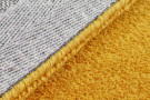 Ručně všívaný kusový koberec Asra wool gold