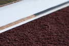 Ručně všívaný kusový koberec Asra wool tm. fialová