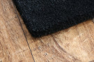 Ručně všívaný kusový koberec Asra wool černá