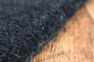 Ručně všívaný kusový koberec Asra wool černá