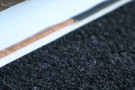 Ručně všívaný kusový koberec Asra wool černá