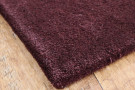 Ručně všívaný kusový koberec Asra wool tm. fialová