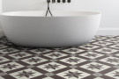 PVC Taralay Libertex - Gerflor Cordoba Black and White 2226 - retro mozaika