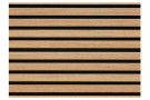 Akustické panely 40 x 270 cm - Teak T04 - 2 ks v balení