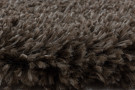 Kusový koberec Fluffy Shaggy 3500 brown kruh