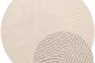 Kusový koberec Eleni Natur Weiß kruh