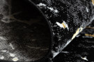 Kusový koberec Allure 1963 black/gold kruh