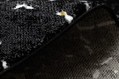Kusový koberec Allure 1963 black/gold kruh