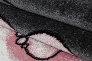 Kusový koberec Kids 560 pink kruh