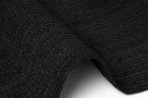 Kusový koberec Jute Braided 106322 Black ovál