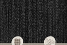 Kusový koberec Jute Braided 106322 Black ovál