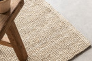 Kusový koberec Bouclé Jute 105973 Ivory White