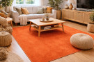 Kusový koberec Eton oranžový čtverec