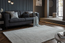 Kusový ručně tkaný koberec Tuscany Textured Wool Border Grey Marl