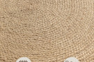 Kusový koberec Jute Braided 106007 Ivory