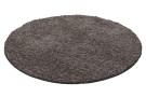 Kusový koberec Life Shaggy 1500 taupe kruh