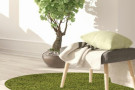 Kusový koberec Life Shaggy 1500 green kruh