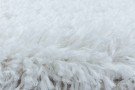 Kusový koberec Fluffy Shaggy 3500 white kruh