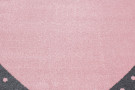 Dětský kusový koberec Bambi 830 pink kruh