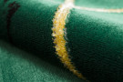 Kusový koberec Emerald geometric 1012 green and gold kruh