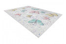 Dětský kusový koberec Bambino 1610 Butterflies cream