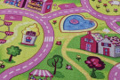 Dětský kusový koberec silnice Sweet Town