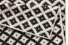 Kusový koberec Twin-Wendeteppiche 103124 schwarz creme