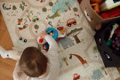 Dětský kusový koberec Bambino 1165 Zoo