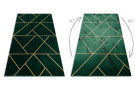 Kusový koberec Emerald geometric 1012 green and gold