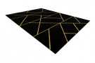 Kusový koberec Emerald geometric 1012 black and gold