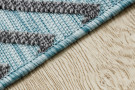 Kusový koberec Botanic 65242 Feathers aqua – na ven i na doma