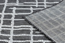Kusový koberec Sion Sisal Trellis 22144 black/ecru – na ven i na doma
