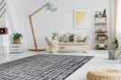 Kusový koberec Sion Sisal Trellis 22144 black/ecru – na ven i na doma