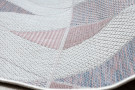 Kusový koberec Sion Sisal Triangles 3006 ecru/pink – na ven i na doma