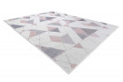 Kusový koberec Sion Sisal Triangles 3006 ecru/pink – na ven i na doma