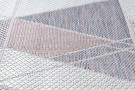 Kusový koberec Sion Sisal Triangles 3006 ecru/pink – na ven i na doma